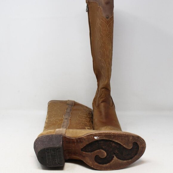 #4435VK Western Long Boots Size 8 - Picture 4 of 7